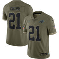 Jeremy Chinn Carolina Panthers  2022 Salute To Service Limited Jersey - Olive