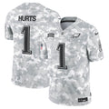 Jalen Hurts Philadelphia Eagles  2024 Salute to Service Limited Jersey - Arctic Camo