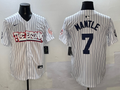 Men's New York Yankees Mickey Mantle White Limited Player Jersey1