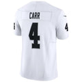 #4 Derek Carr Player LV.Raiders White vapor Limited Football Jerseys
