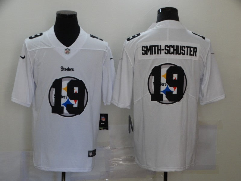 Men's Pittsburgh Steelers JuJu Smith-Schuster #19 White Game Jersey1