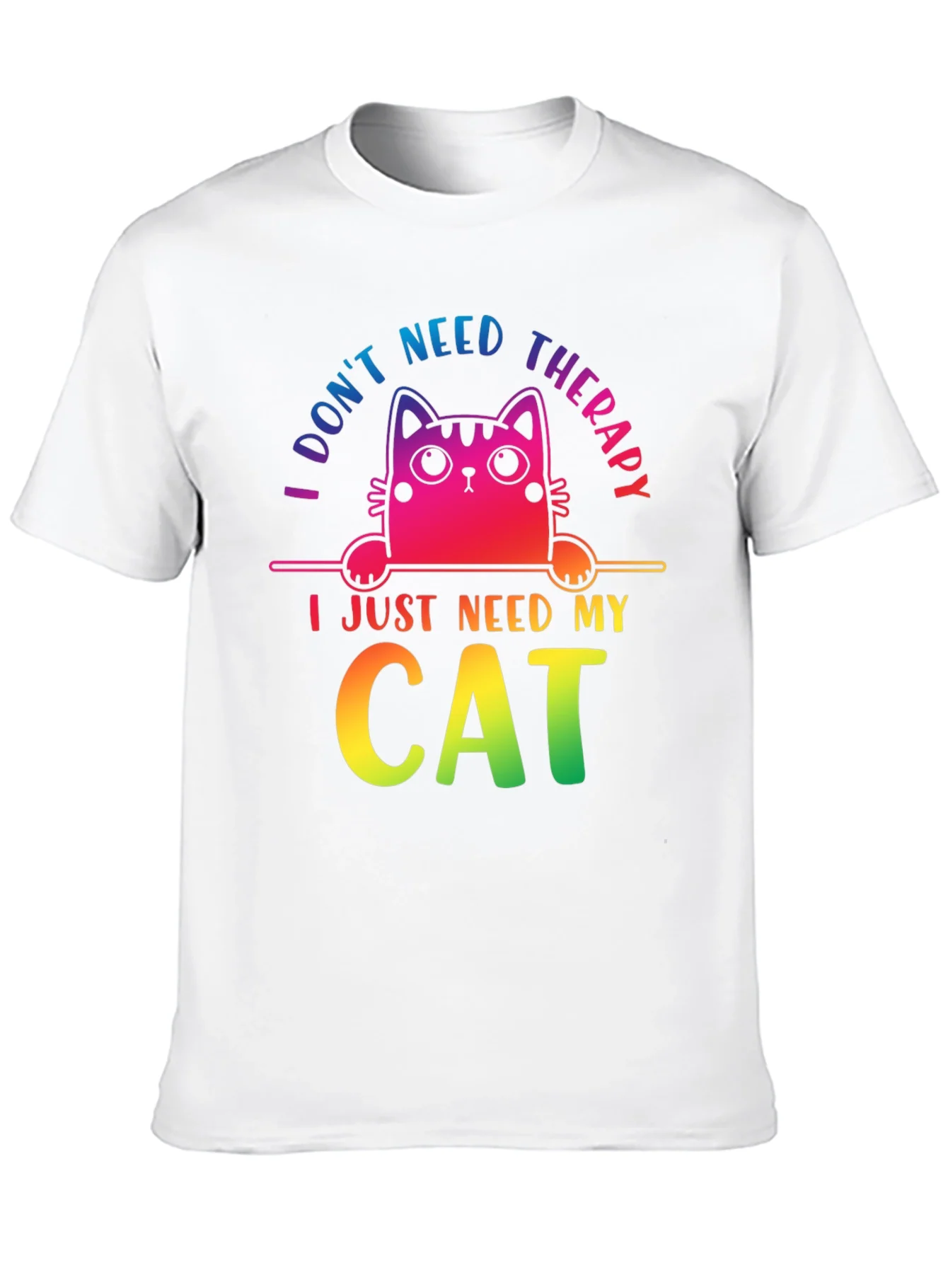 I Dont Need Therapy Cat T-Shirt