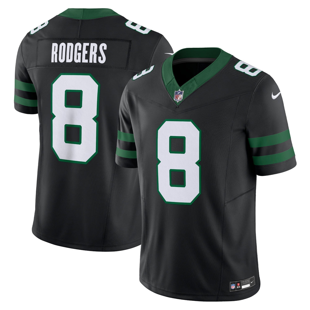 Aaron Rodgers New York Jets  Alternate Vapor F.U.S.E. Limited Jersey  - Legacy Black