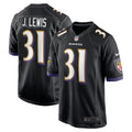 Jamal Lewis Baltimore Ravens  Retired   Jersey - Black