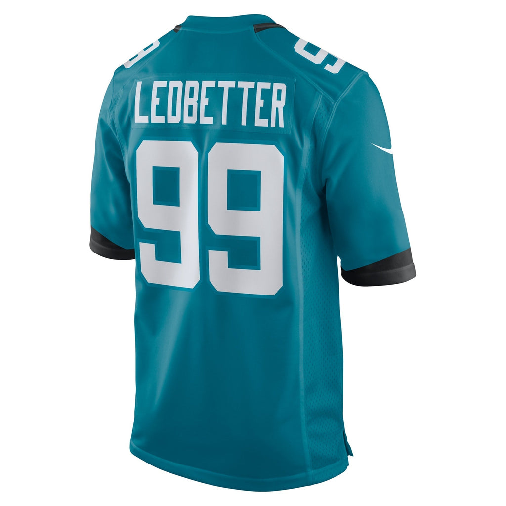 Jeremiah Ledbetter Jacksonville Jaguars  Home Game   Jersey - Teal