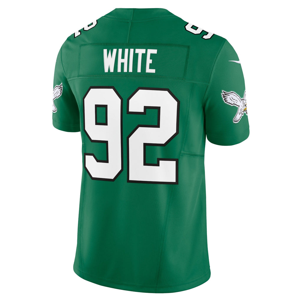 Reggie White Philadelphia Eagles  Alternate Vapor F.U.S.E. Limited Jersey - Kelly Green