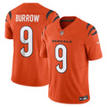 Cincinnati Bengals 9# Joe Burrow  Vapor F.U.S.E. Limited Jersey
