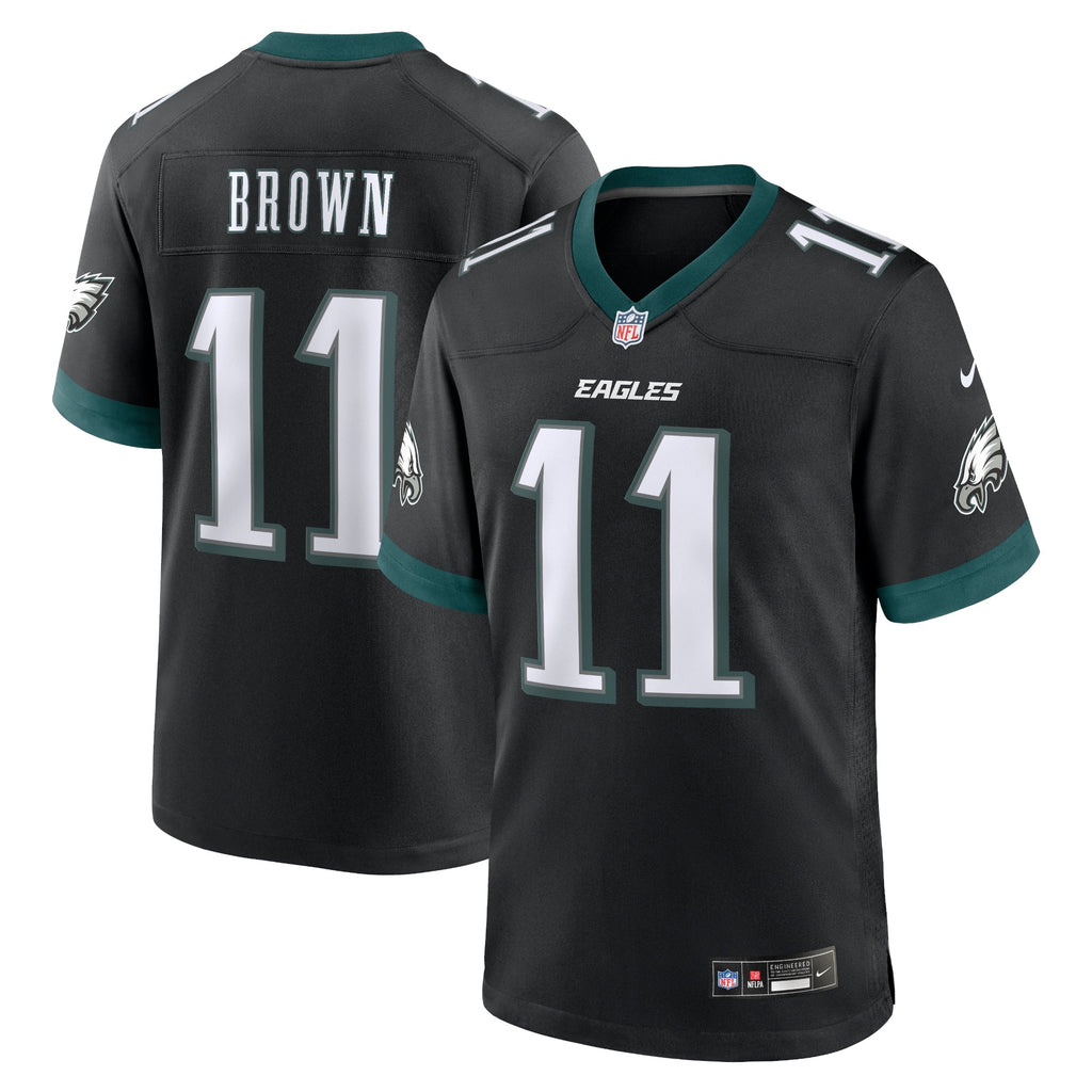 A.J. Brown Philadelphia Eagles  Alternate Game Jersey - Black