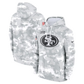 Men's San Francisco 49ers Arctic Camo 2024 Salute to Service Club Fleece Pullover Hoodie1