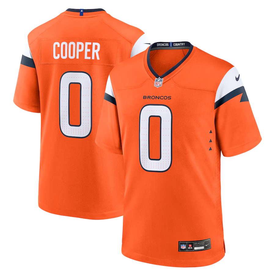 Jonathan Cooper Denver Broncos 2024 Jersey