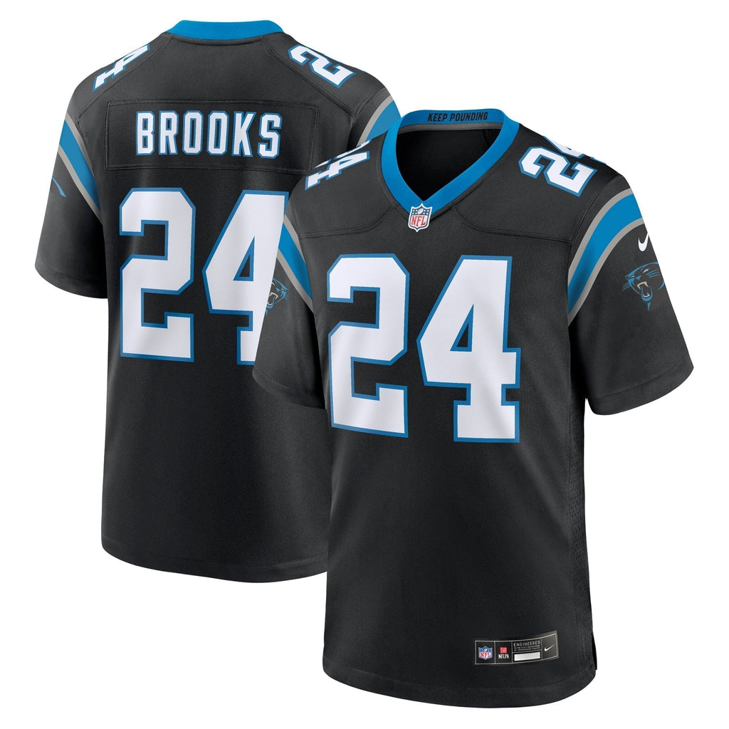 Jonathon Brooks Carolina Panthers  2024  Draft Game Jersey - Black