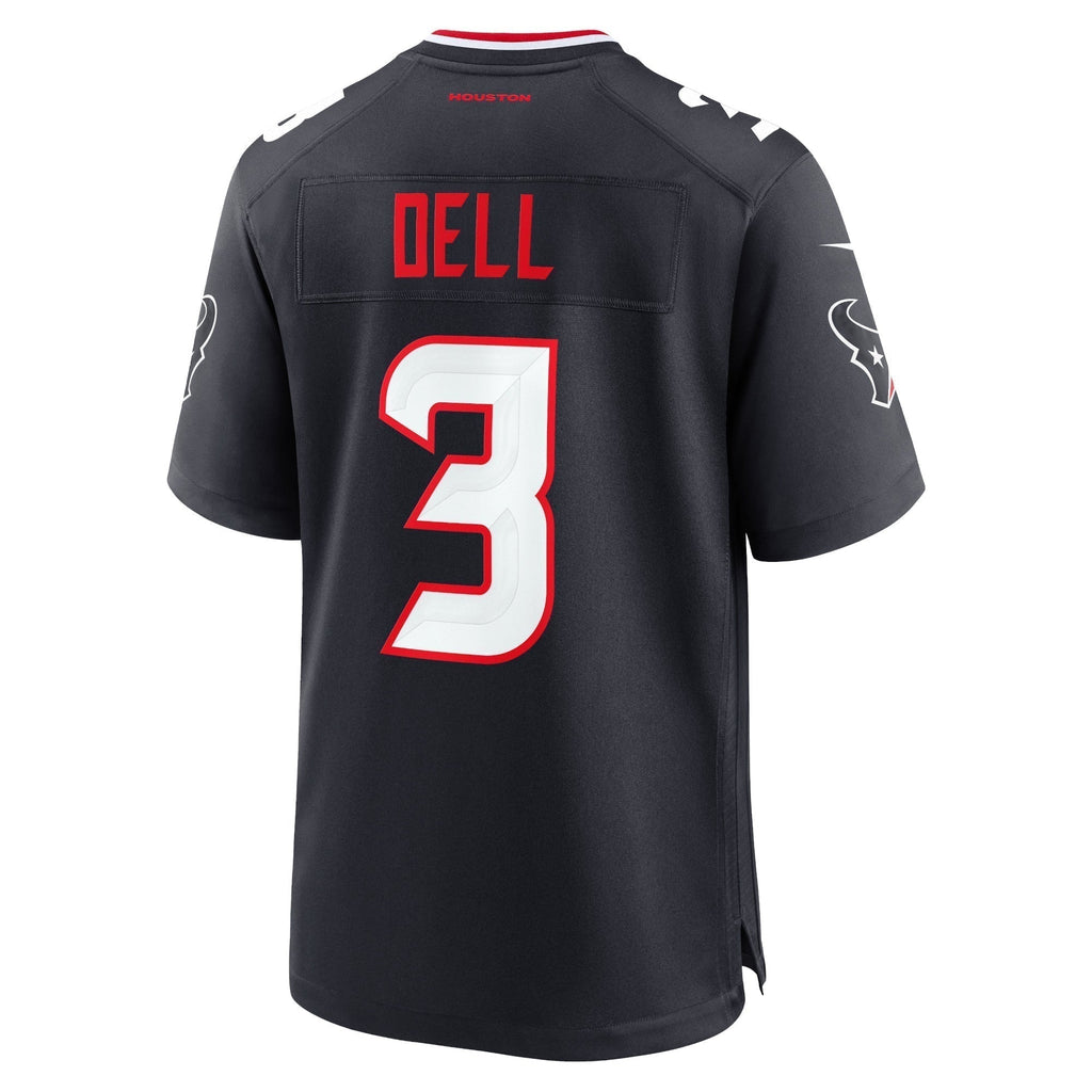Tank Dell Houston Texans  Game Jersey - Navy