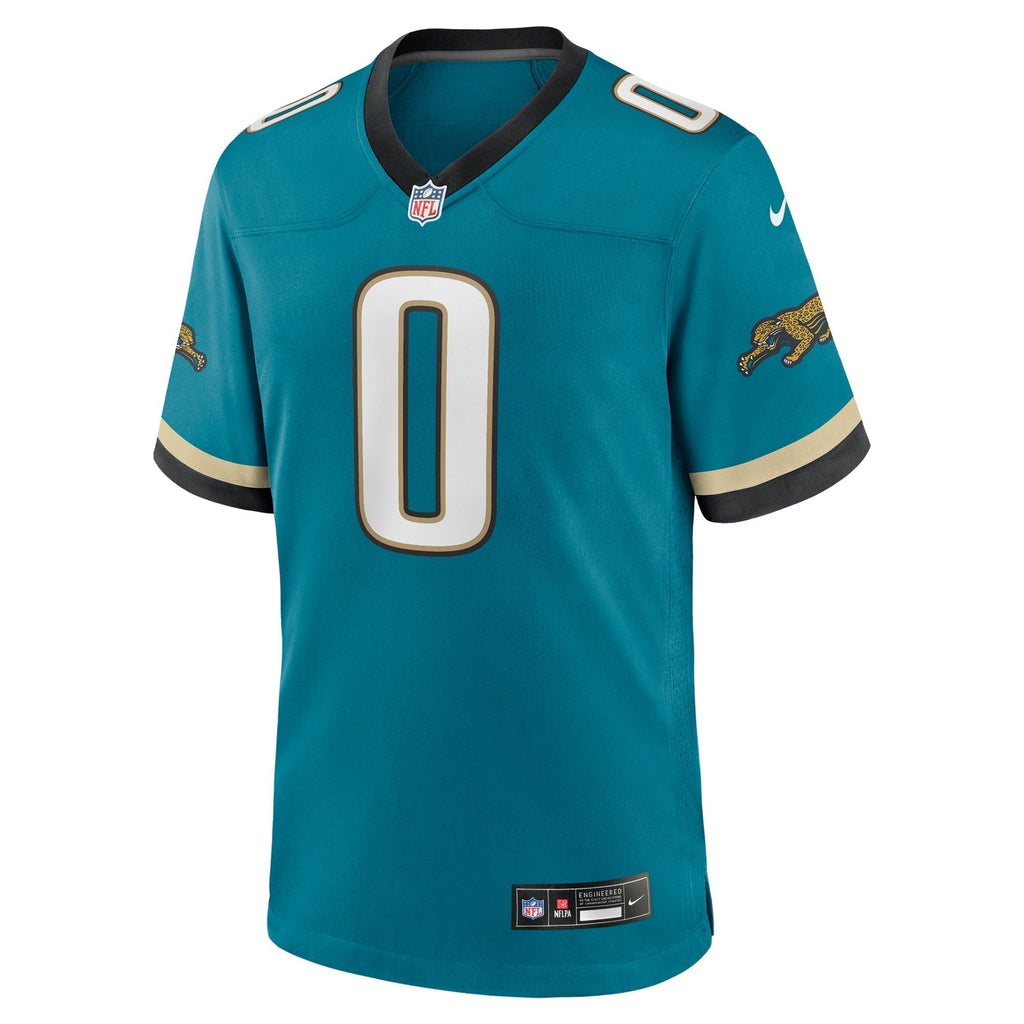 Gabe Davis Jacksonville Jaguars  Prowler Throwback   Game Jersey - Teal
