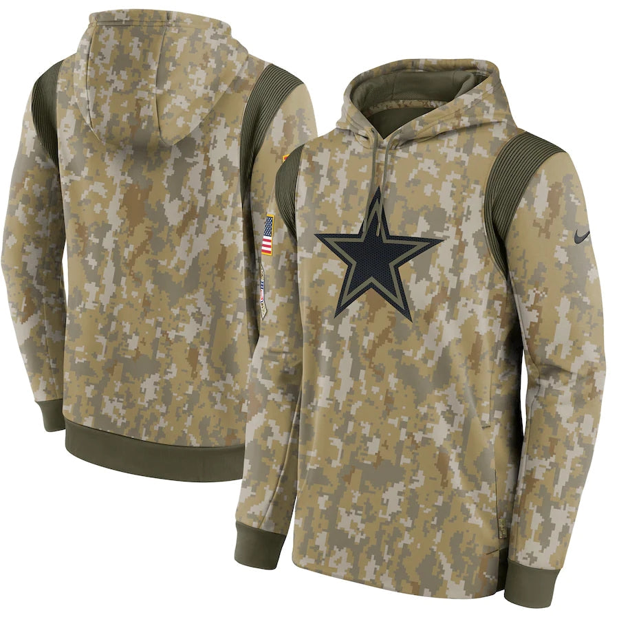 Men's Dallas Cowboys  2021 Salute to Service Hoodie1 Camouflage