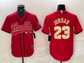Men's Chicago Bulls Michael Jordan #23 Red Limited Player Jersey