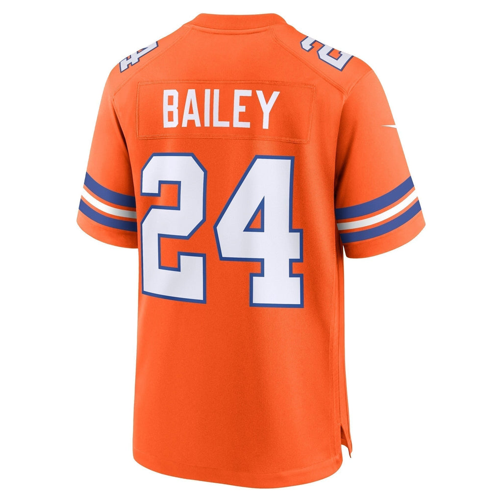 Champ Bailey Denver Broncos  Mile High Collection 1977 Throwback Retired   Game Jersey - Orange