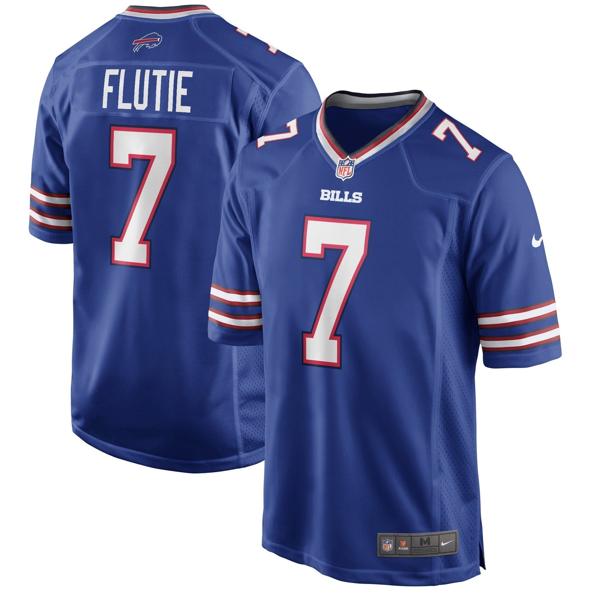 Doug Flutie Buffalo Bills  Game Retired   Jersey - Royal