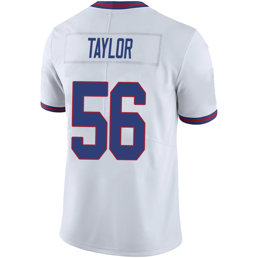 #56 Lawrence Taylor Player NY.Giants White Vapor F.U.S.E. Limited Football Jerseys