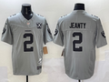 Men's Las Vegas Raiders Ashton Jeanty #2 Gray Game Jersey