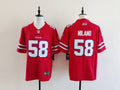 Men's Buffalo Bills Matt Milano Jersey-Red