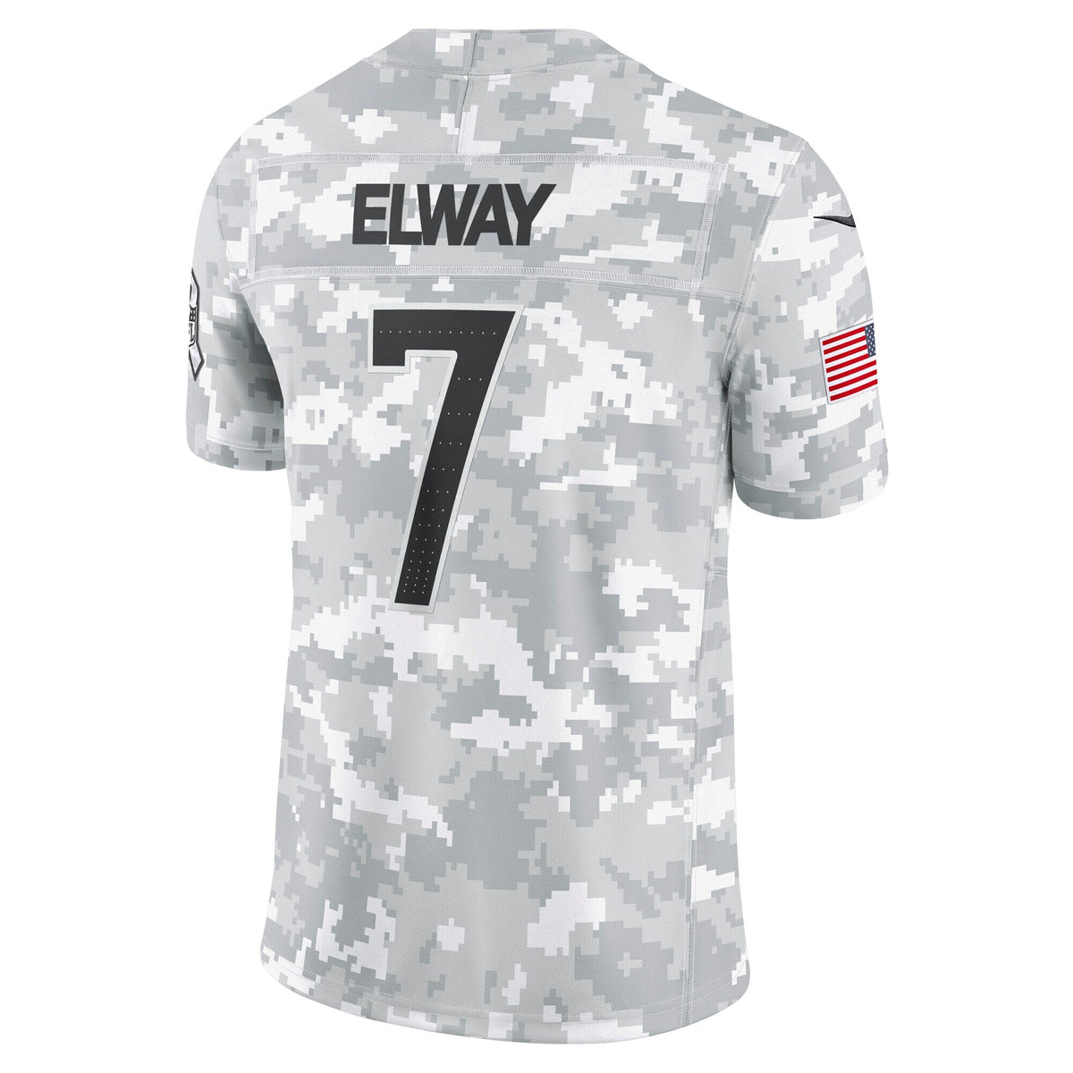 John Elway Denver Broncos  2024 Salute to Service Retired   Limited Jersey - Arctic Camo