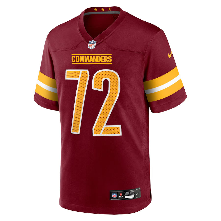 Men's Washington Commanders Josh Conerly Jr.  Burgundy 2025  Draft First Round Pick Game Jersey