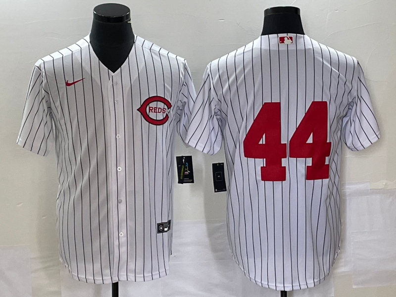 Men's Cincinnati Reds Elly De La Cruz #44 White 2022  at Field of Dreams Game Authentic Player Jersey