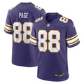 Alan Page Minnesota Vikings  Classic Retired   Jersey - Purple