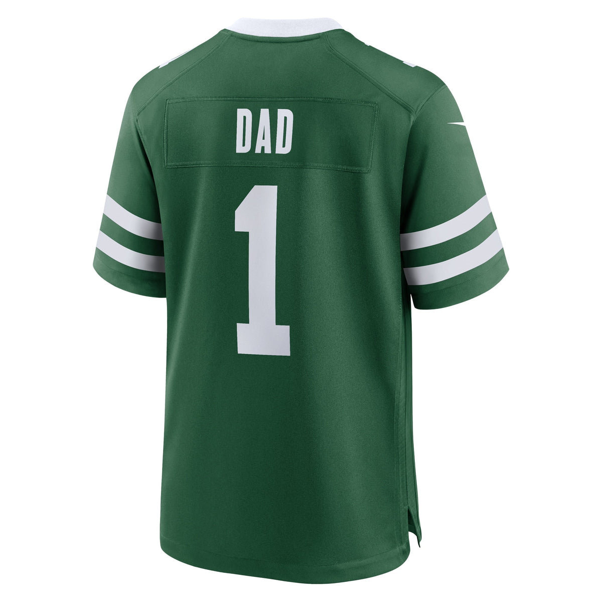 New York Jets  #1 Dad Game Jersey - Legacy Green