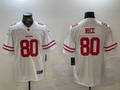 Men's San Francisco 49ers Jerry Rice #80 White Game Player Jersey1
