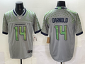 Men's Seattle Seahawks Sam Darnold #14 Wolf Gray 2025 Rivalries Collection Limited Jersey
