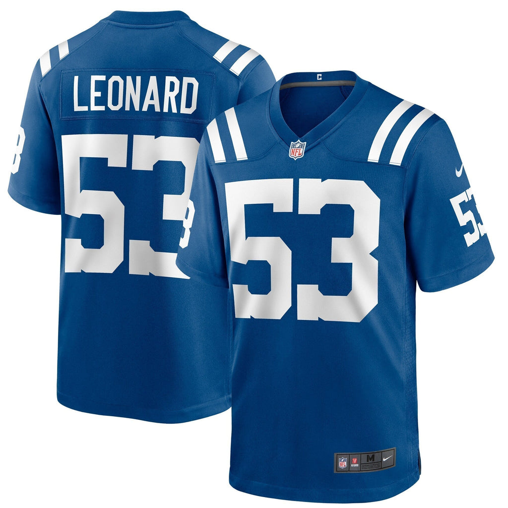 Shaquille Leonard Indianapolis Colts  Game Jersey - Royal