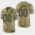 Men's Buffalo Bills Customized Camo Salute To Service  Stitched Limited Jersey