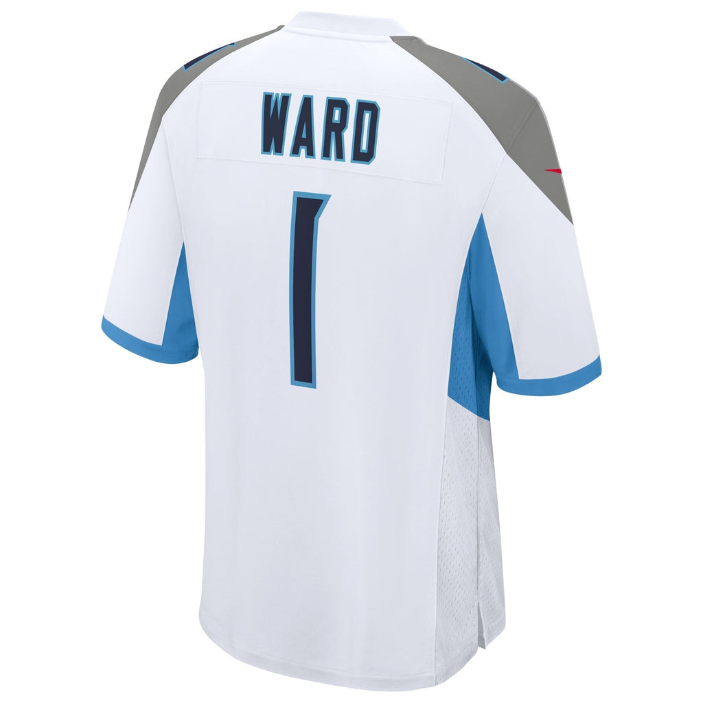 Tennessee Titans Cameron Ward  White 2025  Draft First Round Pick Game Jersey