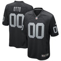 Jim Otto Las Vegas Raiders  Game Retired   Jersey - Black