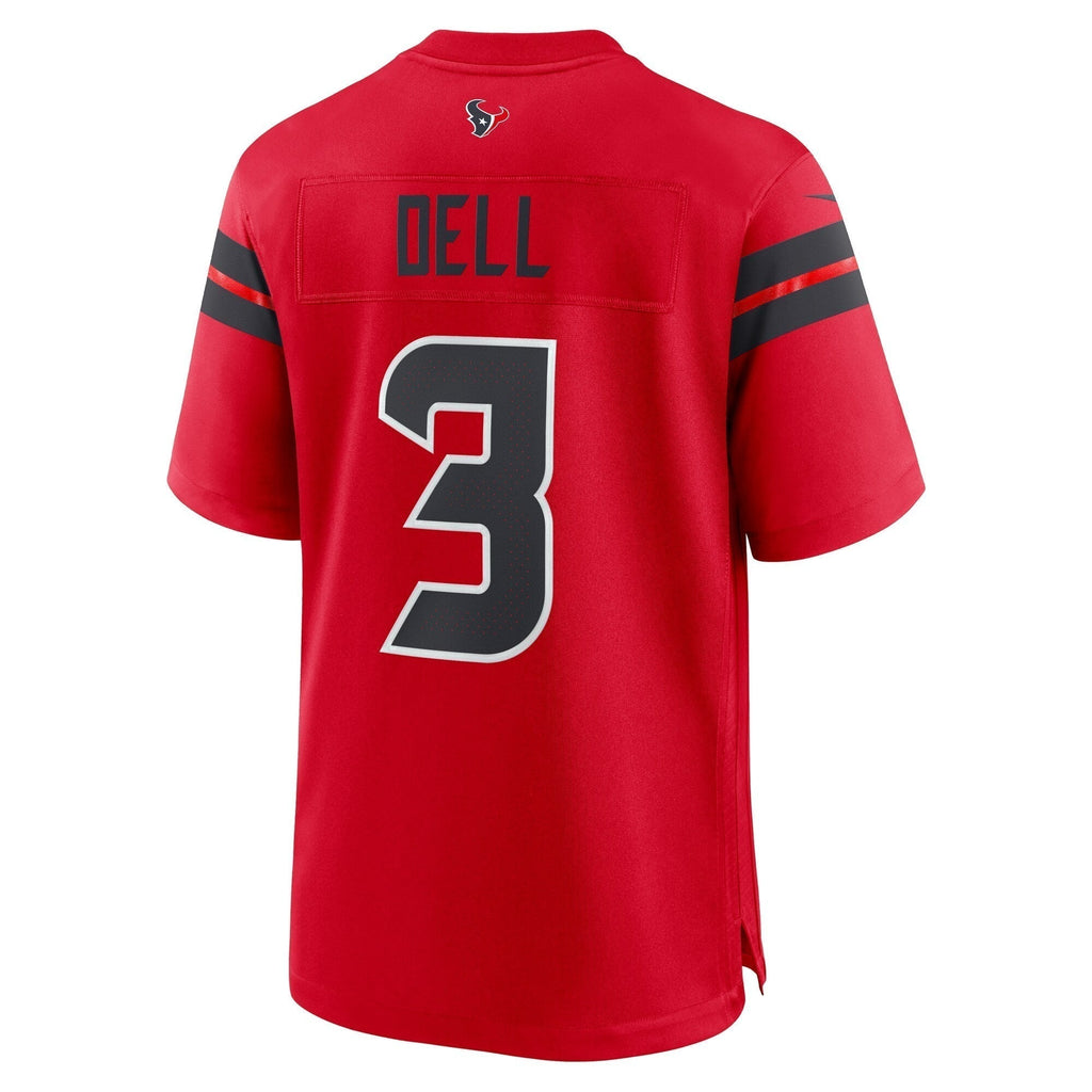 Tank Dell Houston Texans  Alternate Game Jersey -  Red