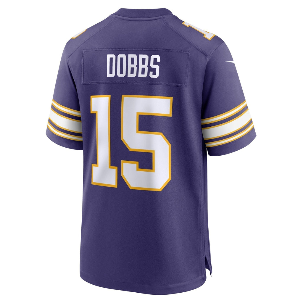 Joshua Dobbs Minnesota Vikings  Alternate Game Jersey - Purple