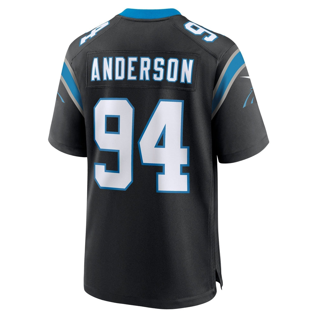 Henry Anderson Carolina Panthers  Team Game Jersey - Black