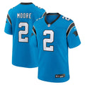 D.J. Moore Carolina Panthers  Alternate Game Jersey - Blue