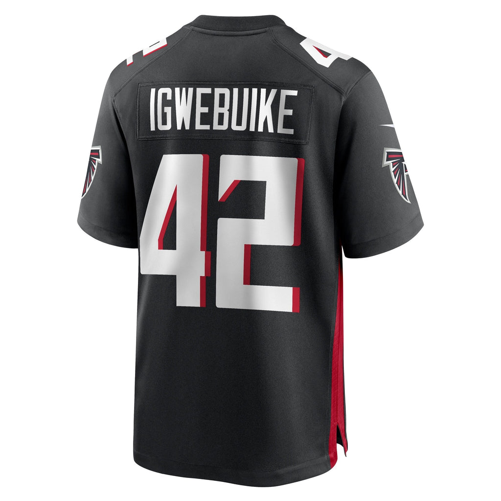 Godwin Igwebuike Atlanta Falcons   Game Jersey -  Black
