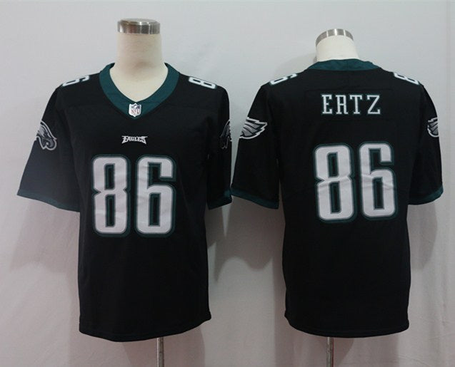 Men's Philadelphia Eagles Zach Ertz #86 Black Game Jersey1