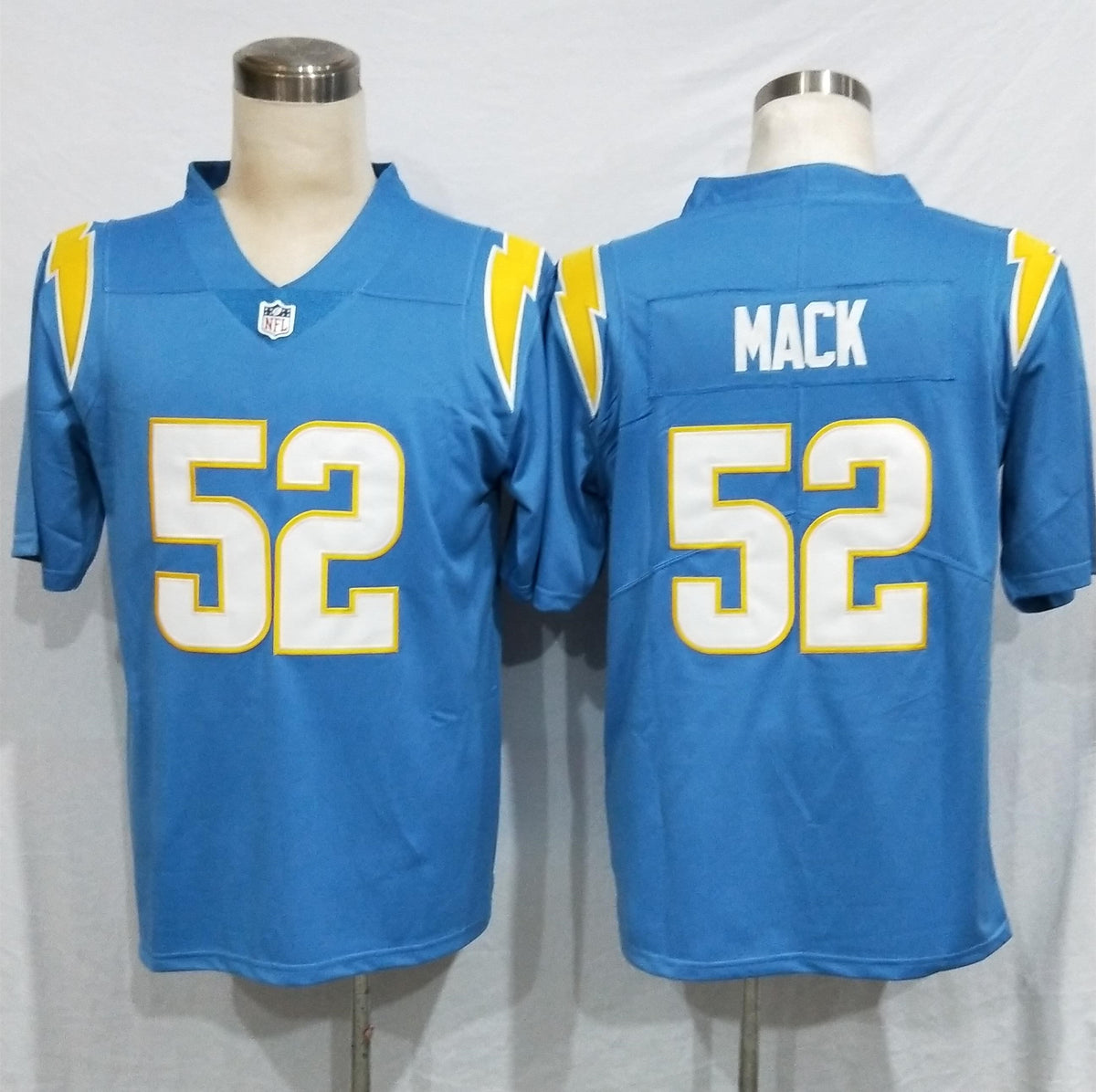 Men's Los Angeles Chargers Khalil Mack #52 Powder Blue Game Jersey1