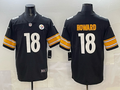 Men's Pittsburgh Steelers Will Howard #18 Black Team Game Jersey