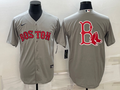 Men's Boston Red Sox Gray Alternate Replica Player Jersey1