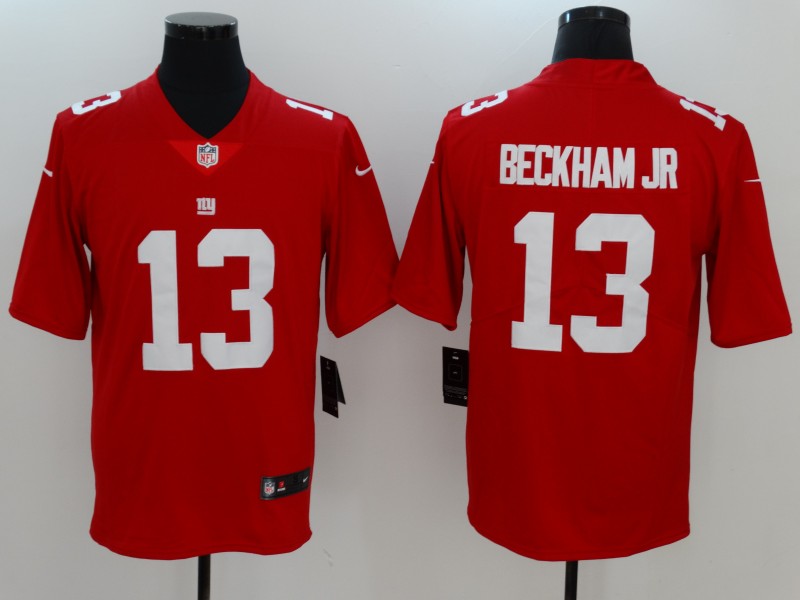 Men's New York Giants Odell Beckham Jr. #13 Red Game Jersey1
