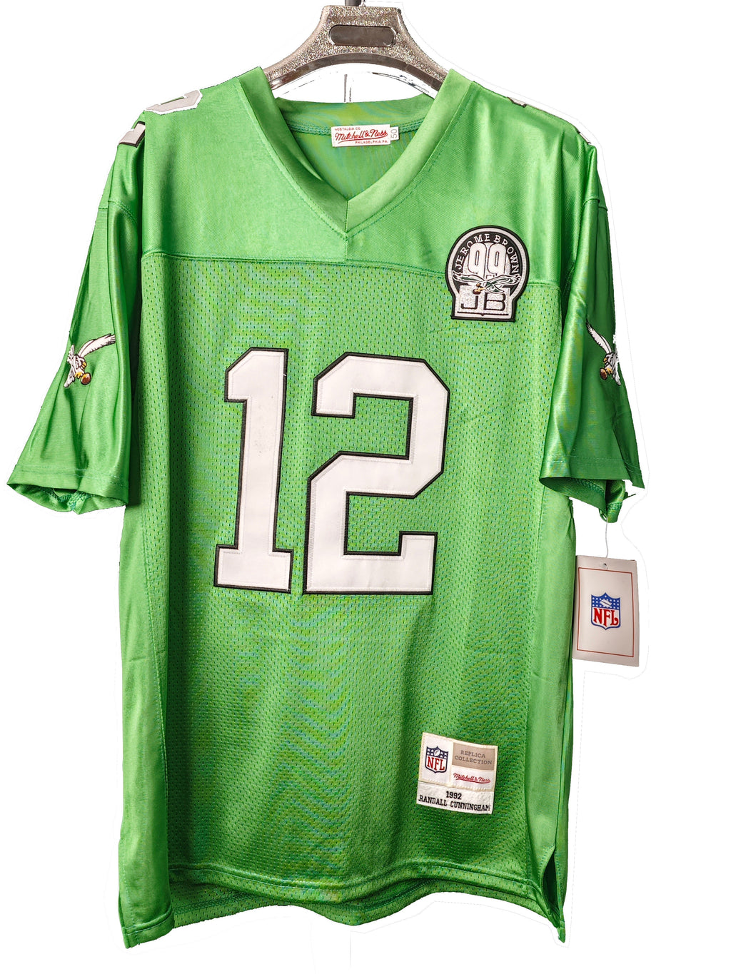 Men's Philadelphia Eagles Randall Cunningham Retro Retired Jersey