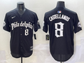 Men's Philadelphia Phillies Nick Castellanos #8 Black Replica Player Jersey