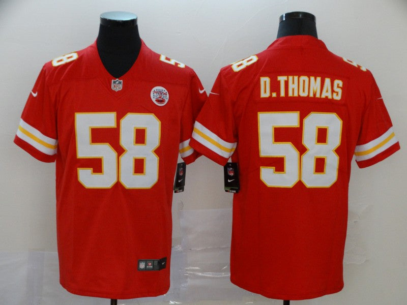 Men's Kansas City Chiefs Derrick Thomas #58 Red Game Jersey1