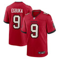 Men's Tampa Bay Buccaneers Emeka Egbuka  Red 2025  Draft First Round Pick Game Jersey