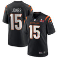 Charlie Jones Cincinnati Bengals  Super Bowl LVI Game Jersey - Black